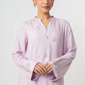 Pakistani/Indian- Women Pakistani 2 piece Embroidered Kameez and Shalwar set